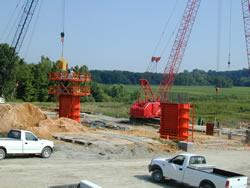 Tieless Super-Rib Pier Shaft Forms