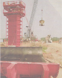 Tieless Super-Rib Pier Shaft Forms