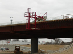 Model 8-8 A.T. Bridge Deck Overhang Stripping Buggy