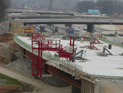 Model 8-8 A.T. Bridge Deck Overhang Stripping Buggy